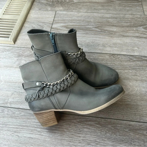 Arnold  Churgin Handmade Nubuck Leather Ankle Chelsea Boots - Picture 5 of 12